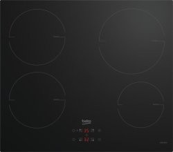 [HII64400MT] BEKO Taque vitro Induction 60cm, 4 zones, Timer & Booster, auto-off, noir Beko