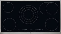 [HK955070XB] AEG Taque Vitro - 90 cm - DirekTouch - triple zone - double zone - cadre inox Aeg