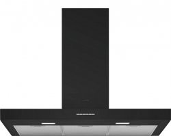 [KBT900NE] SMEG Hotte décorative murale de 90 cm - 730 m³/h - label A- Noir Smeg