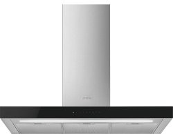 [KBT9L4VN] SMEG Hotte décorative murale de 90 cm - 705 m³/h - label A- Inox & Noir Smeg