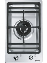 [PGF31G-1] SMEG Domino gaz - 30 cm - 1 brûleur 5kw - inox - Classici Smeg