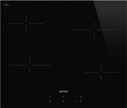 [SE264TD1] SMEG Vitro 60 cm - 4 zones High-Light - Timer - Bords Droits - sensitive Smeg