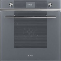 [SF6101TVS1] SMEG Four multifonction électronique - Vapor Clean - A+- 72L - verre argent Smeg