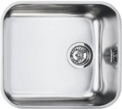[UM45] SMEG Evier inox rectangulaire de 45 cm à sous encastrer - gr.crépine Smeg