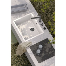 [629111] Panier égouttoir perforé en acier inoxydable